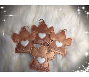 Stickdatei ITH - Schlüsselanhänger Engel Schutzengel - kostenlos für ehrenamtliche Sticker